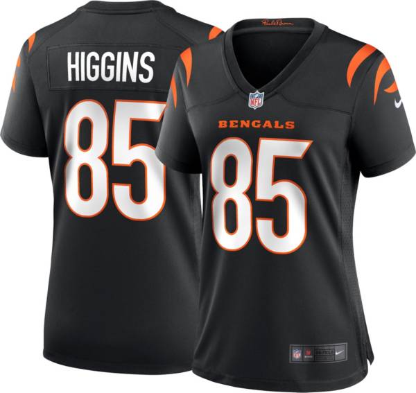 Nike Women's Cincinnati Bengals Tee Higgins #85 Black Game Jersey