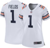Jerseyrama Unsigned Justin Fields Jersey #1 Chicago Custom Stitched White Football New No Brands/Logos Sizes S-3xl, Women's, Size: Small