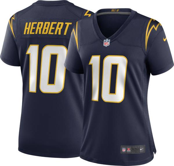 Men's Nike Justin Herbert White Los Angeles Chargers Game Jersey