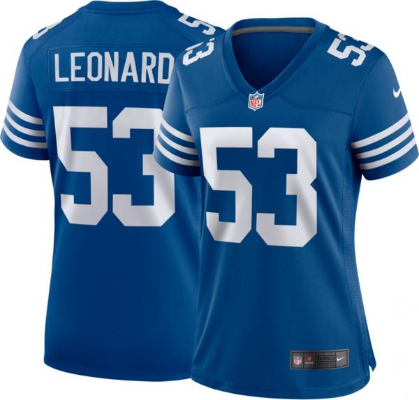 Nike Women's Darius Leonard Royal Indianapolis Colts Alternate Game Jersey