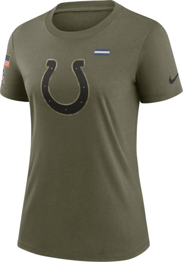 Nike Women's Indianapolis Colts Salute to Service Olive Legend T-Shirt