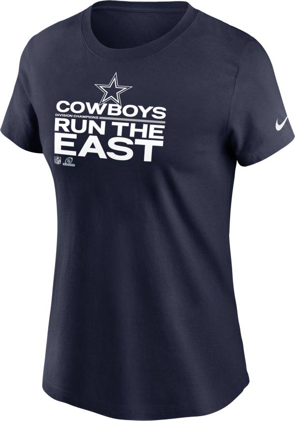 Nike Women's Dallas Cowboys 2021 Run the NFC East Division Champions Navy T-Shirt product image