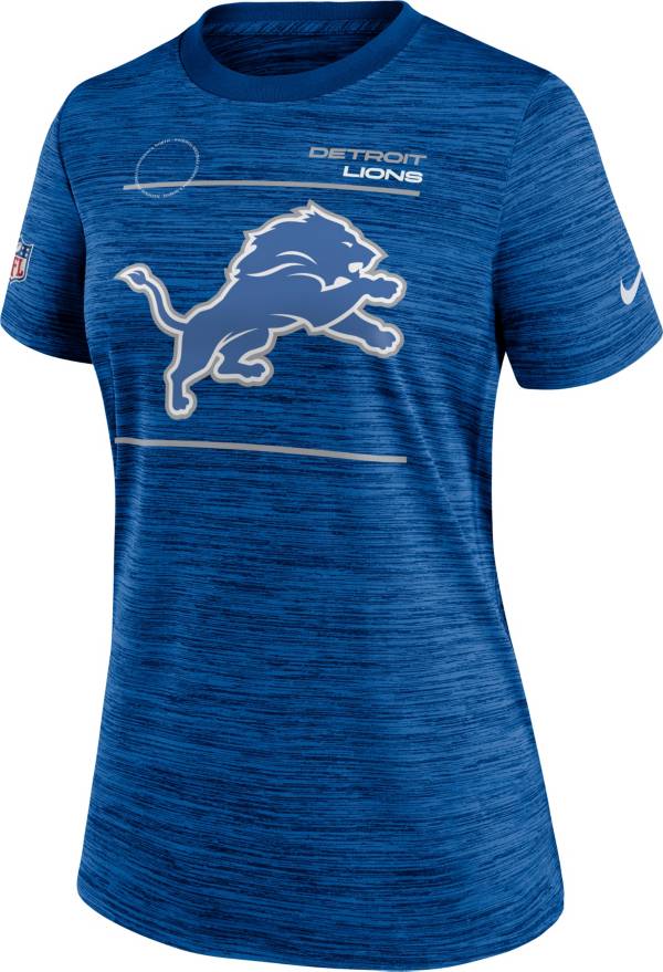 Nike Women's Detroit Lions Sideline Legend Velocity Blue Performance T-Shirt product image