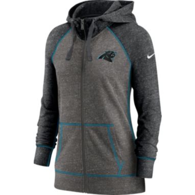 sorry, Nike Women's Carolina Panthers Gym Vintage Club Full-Zip Hoodie is currently out of stock