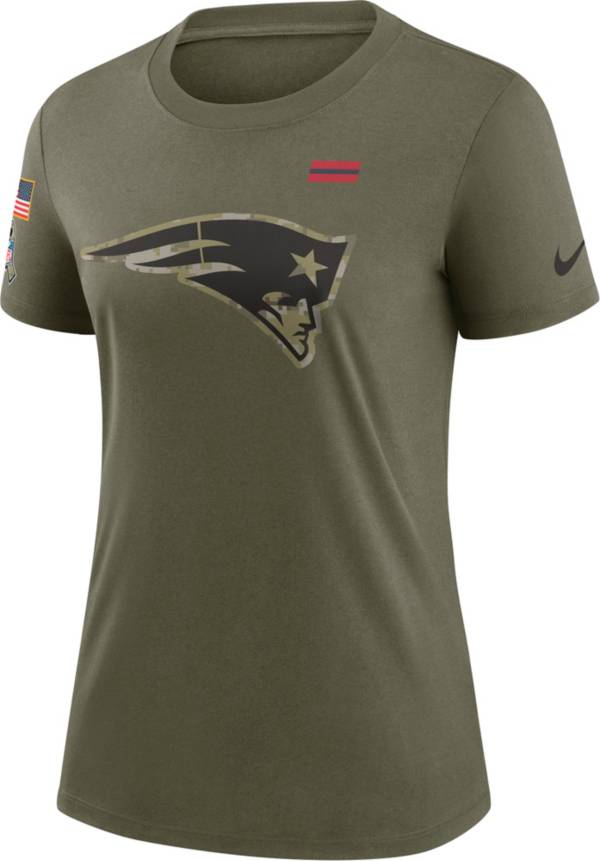 Nike Women's New England Patriots Salute to Service Olive Legend T-Shirt product image