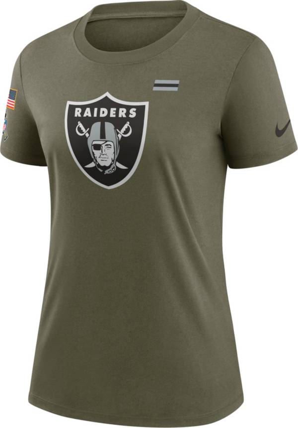 Nike Women's Las Vegas Raiders Salute to Service Olive Legend T-Shirt product image
