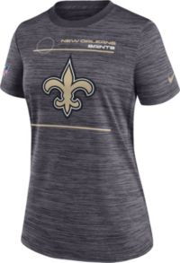 إشارات اليد Nike Women's New Orleans Saints Sideline Legend Velocity Black Performance  T-Shirt إشارات اليد