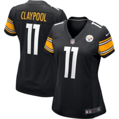 sorry, Nike Women's Pittsburgh Steelers Chase Claypool #11 Black Game Jersey is currently out of stock