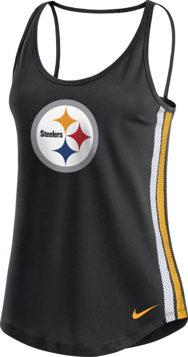 Nike Women's Pittsburgh Steelers Dri-FIT Black Performance Tank Top