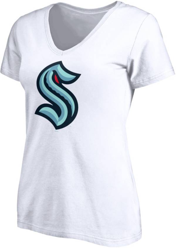 NHL Women's Seattle Kraken 2023 Authentic Pro Prime Navy T-Shirt