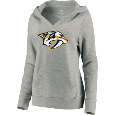 sorry, NHL Women's Nashville Predators Crossover Grey Pullover Hoodie is currently out of stock