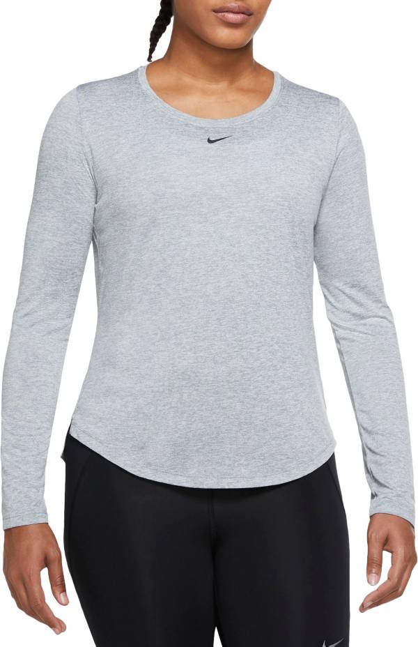 Nike dry women's long sleeve 2024 training top