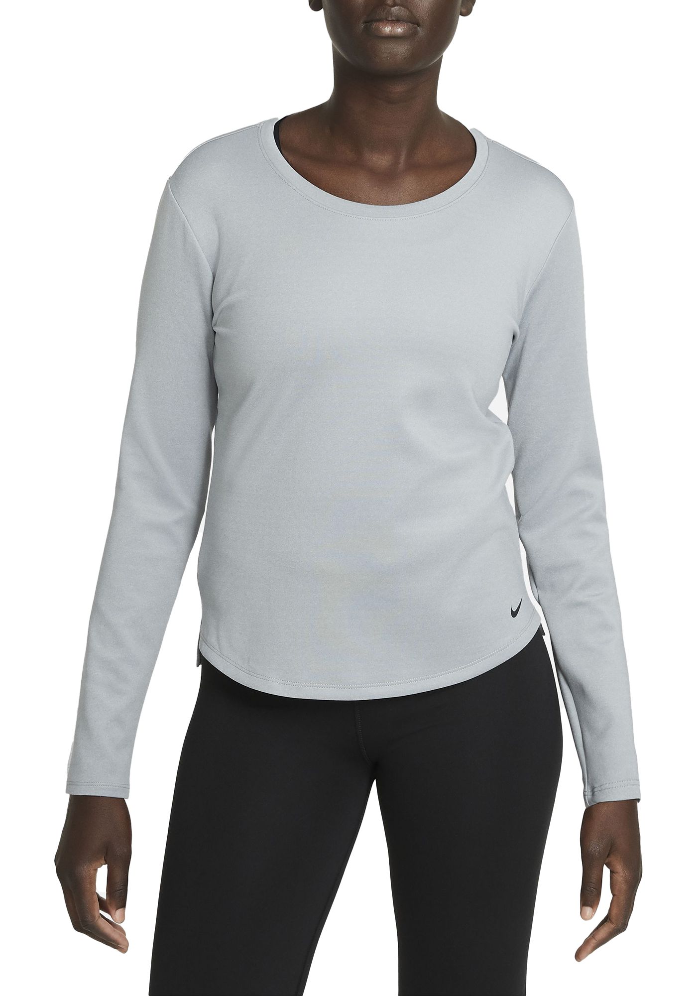 Nike Pro Womens Black Therma Fit ADV top Long Sleeve Training Top Small DD6574 010