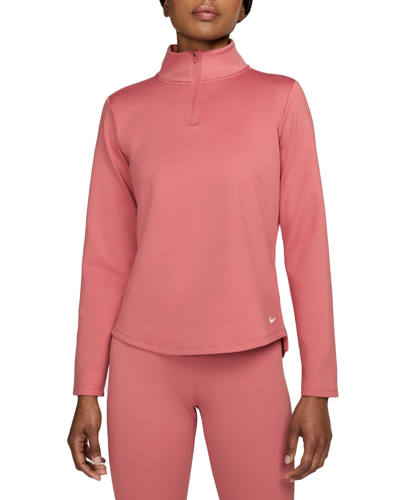 Nike Women s One Therma FIT Long Sleeve 1 2 Zip Top Dick s Sporting Goods