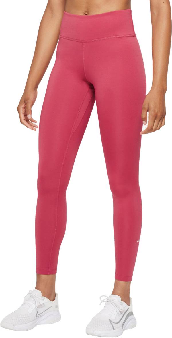 ネット限定 ナイキ Pink Archaeo Leggings Mid Rise One Therma Fit インナー 下着 スパッツ レギンス レディース Nike レギンス Nepec Uerj Com Br