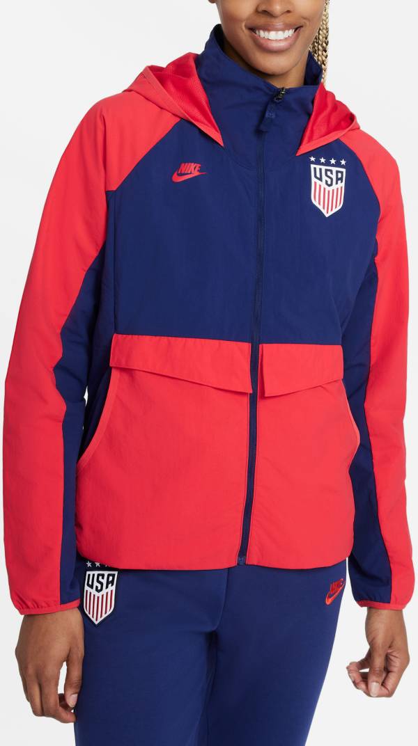 Limón Arriesgado Morgue Nike Women's USA Soccer AWF Red Jacket | Dick's Sporting Goods