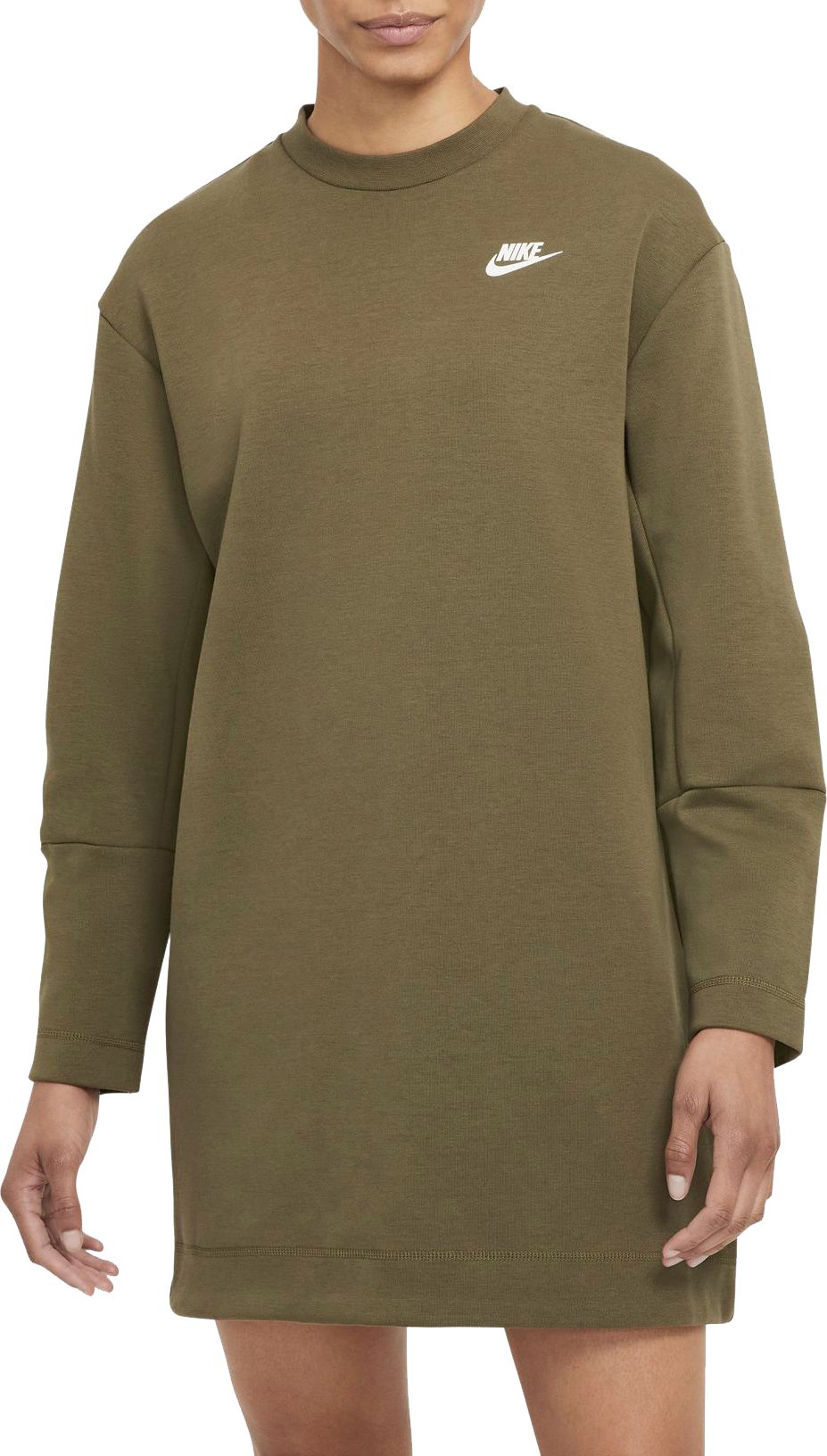 nike long sleeve sweatshirt dress