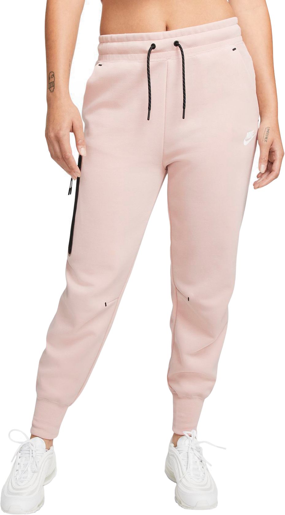 pink tech fleece pants