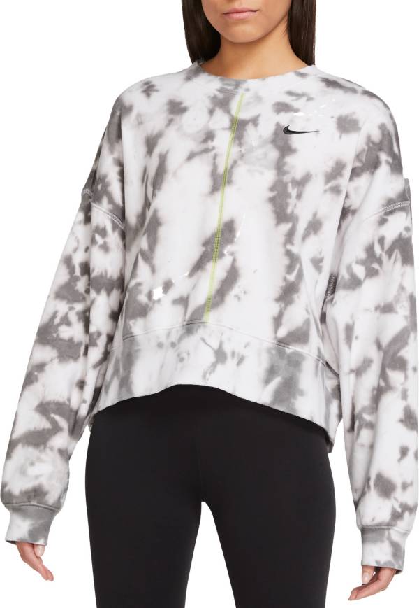 Nike Women's Sportswear Fleece Over-Oversized Tie-Dye Crew product image