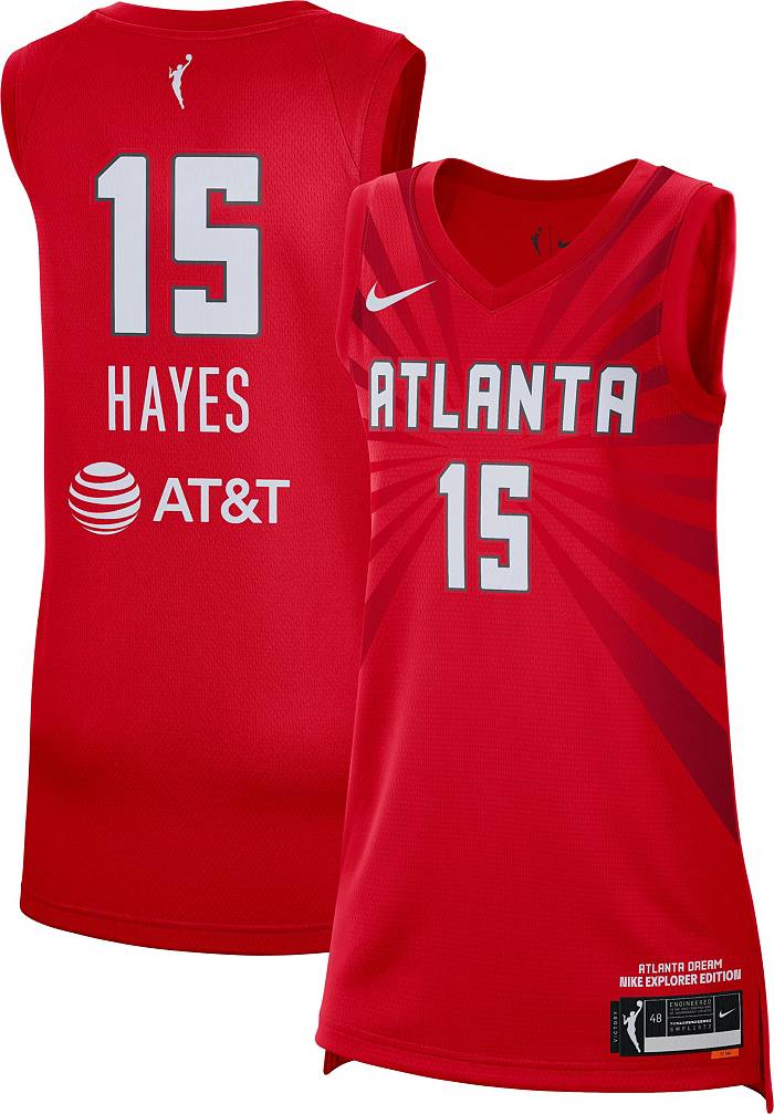 Nike Adult Atlanta Dream Tiffany Hayes Red Replica Explorer Jersey, Men's, XS
