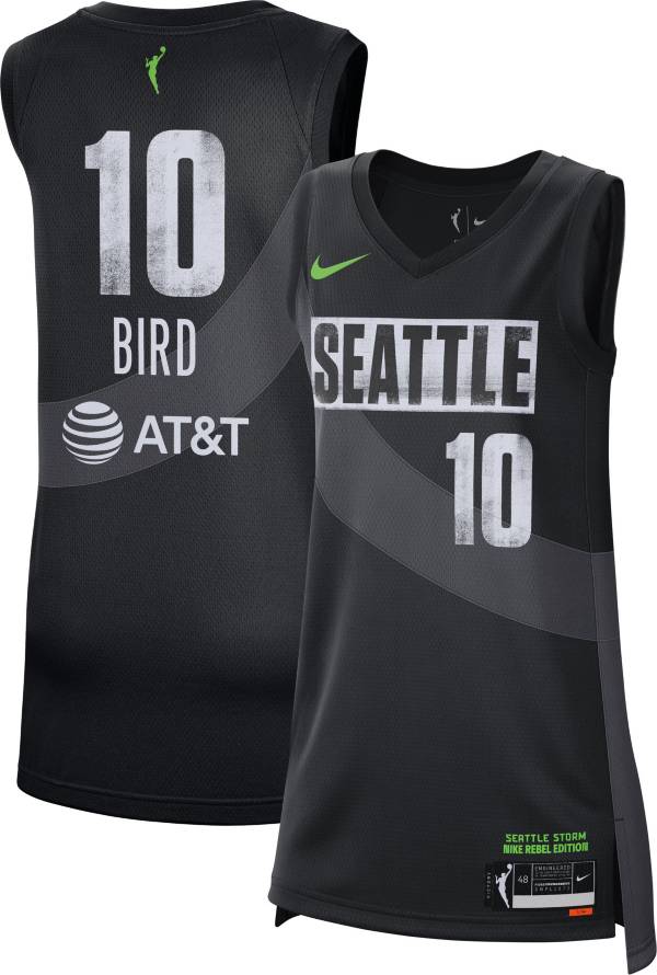 hoesten Overdreven Waardig Nike Adult Seattle Storm Sue Bird Black Replica Rebel Jersey | Dick's  Sporting Goods