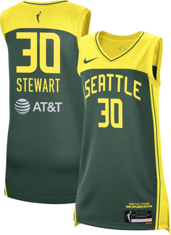 Nike Adult Seattle Storm Breanna Stewart Green Replica Explorer Jersey product image