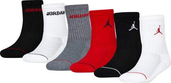 Jordan Youth Legend Crew Socks – 6 Pack | Dick's Sporting Goods