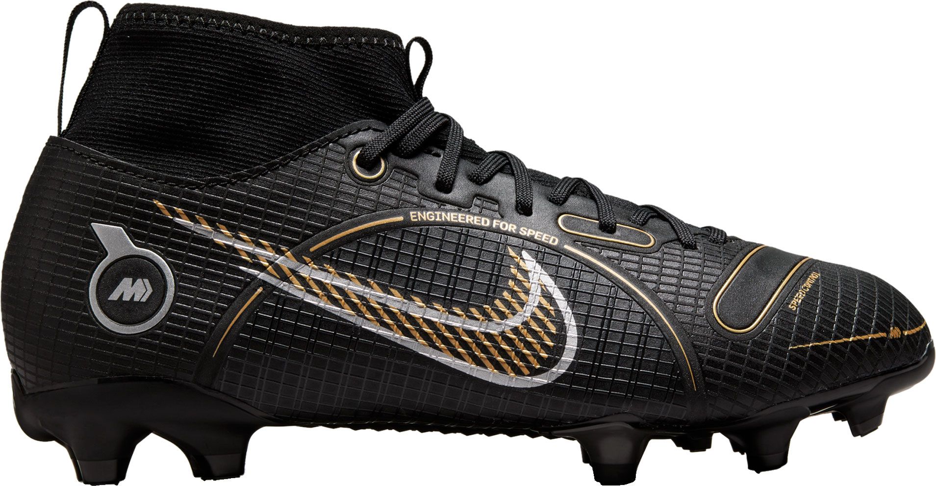 soccer cleats black and gold