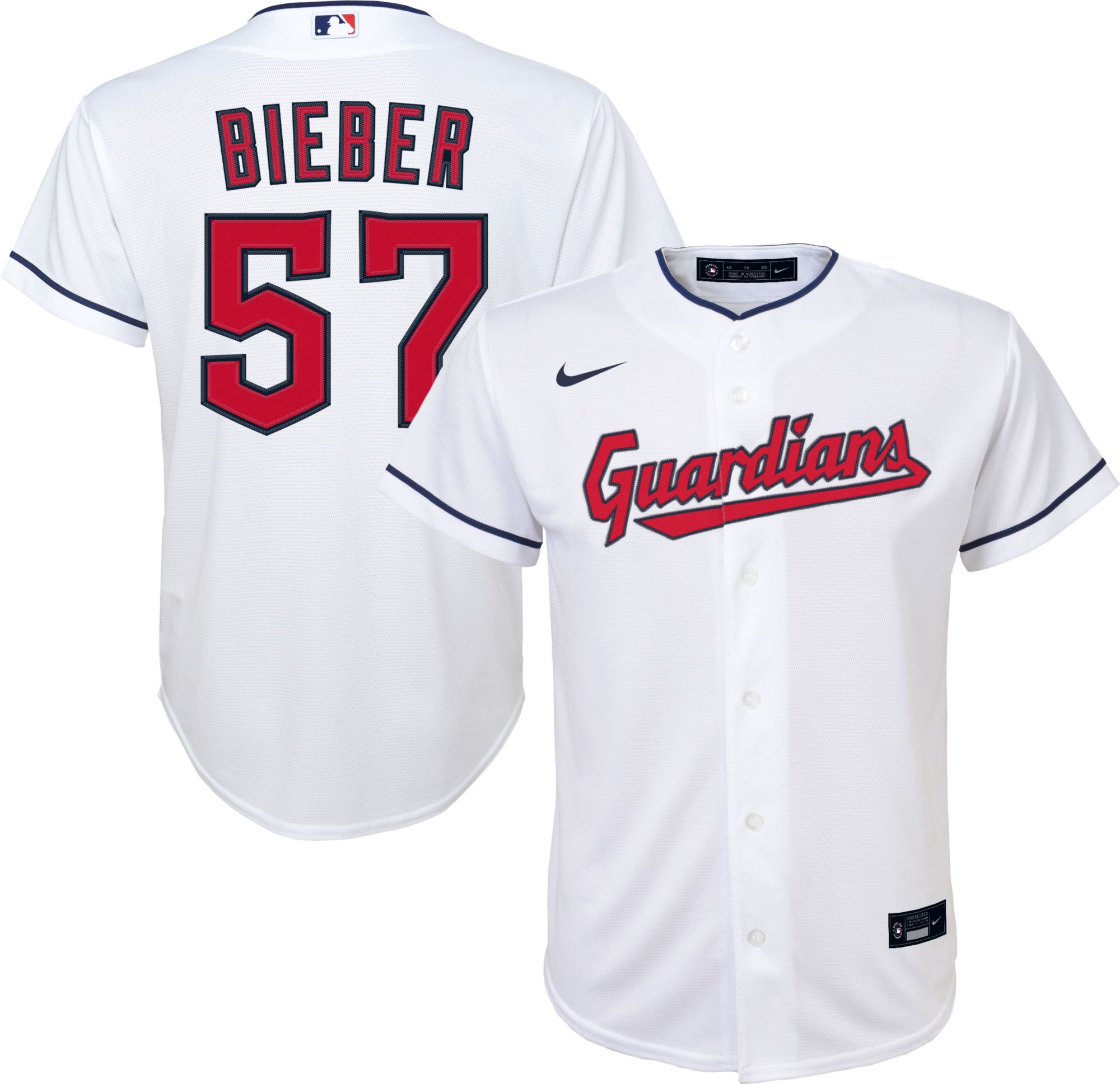 Indians Shane Bieber 2021 All Black Fashion Serise Replica Jersey Black White