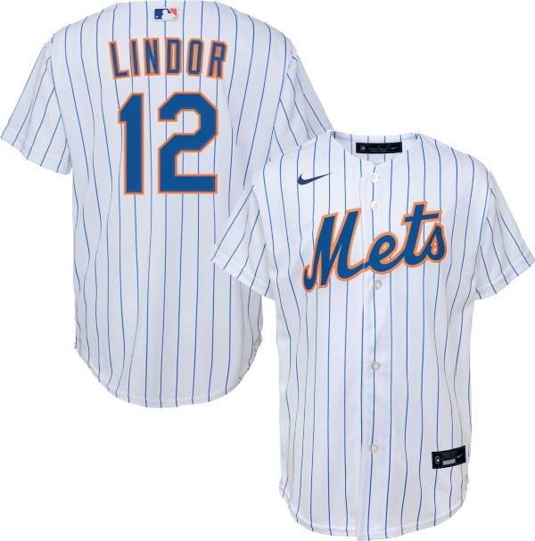 MLB New York Mets (Francisco Lindor) Men's Replica Baseball Jersey