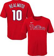 Youth Philadelphia Phillies J.T. Realmuto Nike Red Alternate Replica Player  Jersey