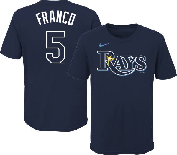 Nike Youth Tampa Bay Rays Wander Franco #5 Navy T-Shirt product image