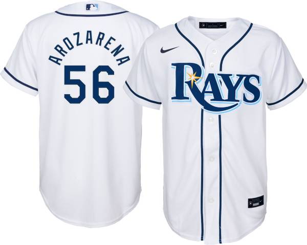 Nike Youth Tampa Bay Rays Randy Arozarena #56 White Replica Baseball Jersey product image