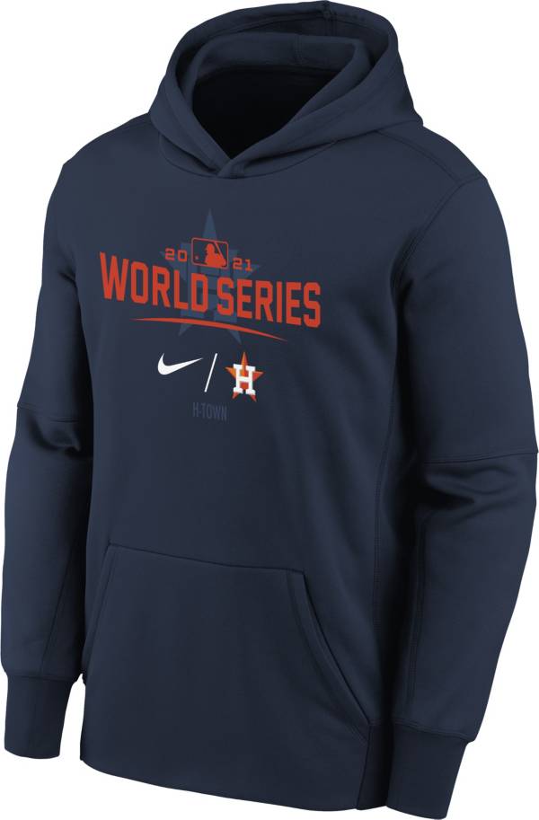 Nike Youth 2021 World Series Bound Houston Astros Pullover Hoodie