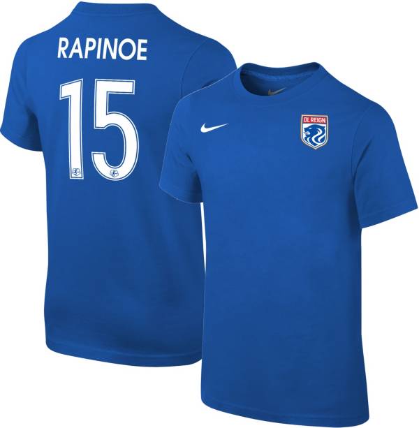 Nike Youth OL Reign Megan Rapinoe #15 Royal T-Shirt product image