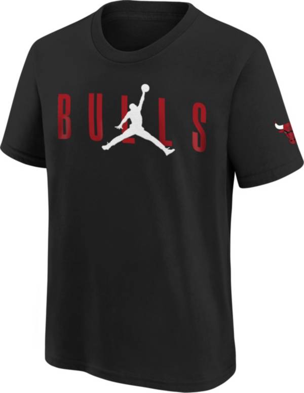 Jordan Youth Chicago Bulls Black T-Shirt