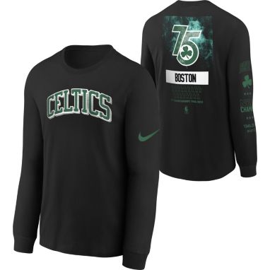 sorry, Nike Youth 2021-22 City Edition Boston Celtics Black Courtside Long Sleeve T-Shirt is currently out of stock