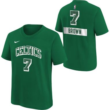 sorry, Nike Youth 2021-22 City Edition Boston Celtics Jaylen Brown #7 Green Player T-Shirt is currently out of stock