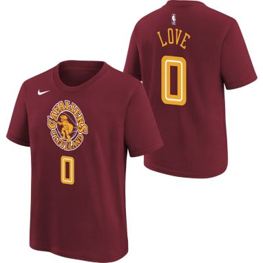 sorry, Nike Youth 2021-22 City Edition Cleveland Cavaliers Kevin Love #0 Red Player T-Shirt is currently out of stock