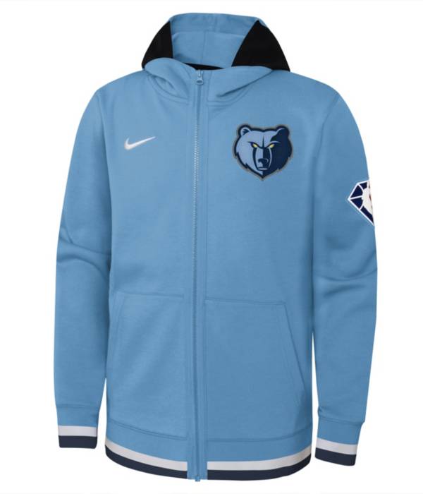 Nike Youth Memphis Grizzlies Blue Showtime Full Zip Hoodie