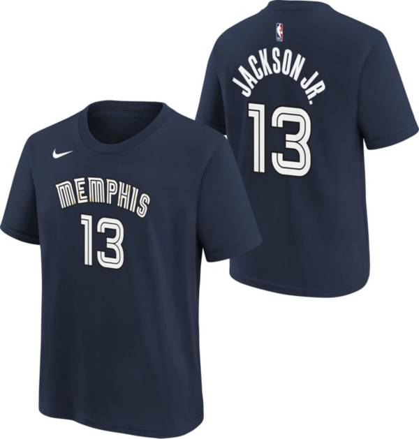 Nike Youth 2021-22 City Edition Memphis Grizzlies Jaren Jackson Jr. #13 Navy Player T-Shirt