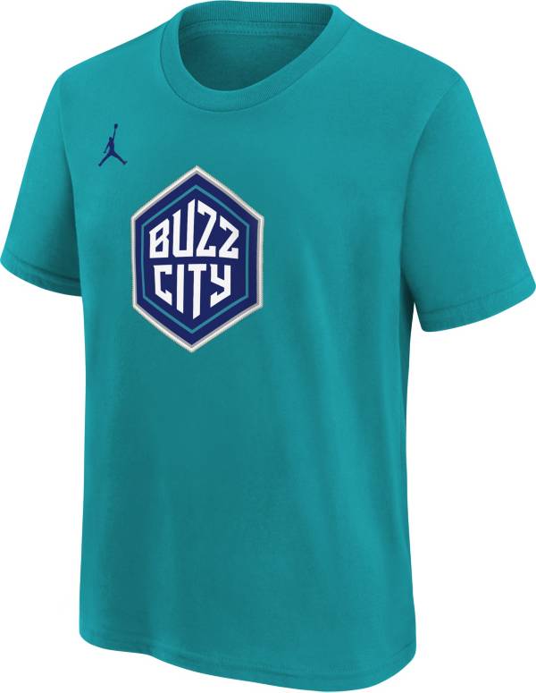 Nike Youth Charlotte Hornets Teal Logo T-Shirt