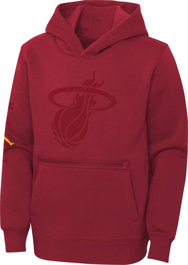 Jordan Youth Miami Heat Red Statement Pullover Hoodie product image