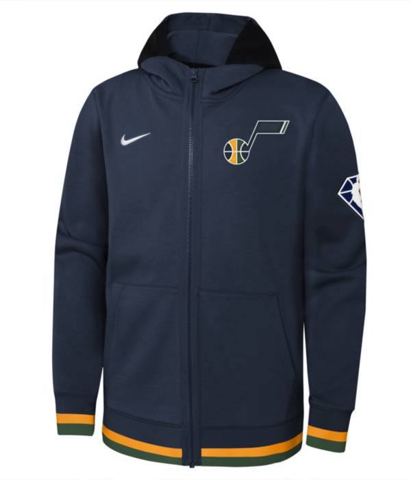 Nike Youth Utah Jazz Navy Showtime Full Zip Hoodie product image