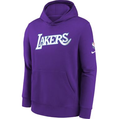 sorry, Nike Youth 2021-22 City Edition Los Angeles Lakers Purple Essential Pullover Hoodie is currently out of stock