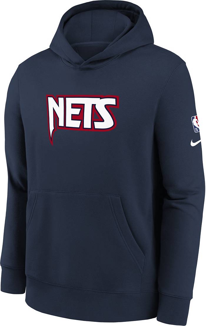 Brooklyn Nets Nike City Edition Club Fleece Hoodie - Youth