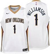 Nike Youth New Orleans Pelicans Zion Williamson #1 Red Swingman Jersey