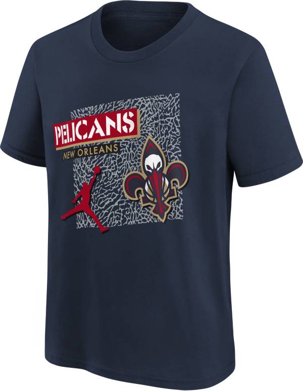 Jordan Youth New Orleans Pelicans Navy Statement T-Shirt product image
