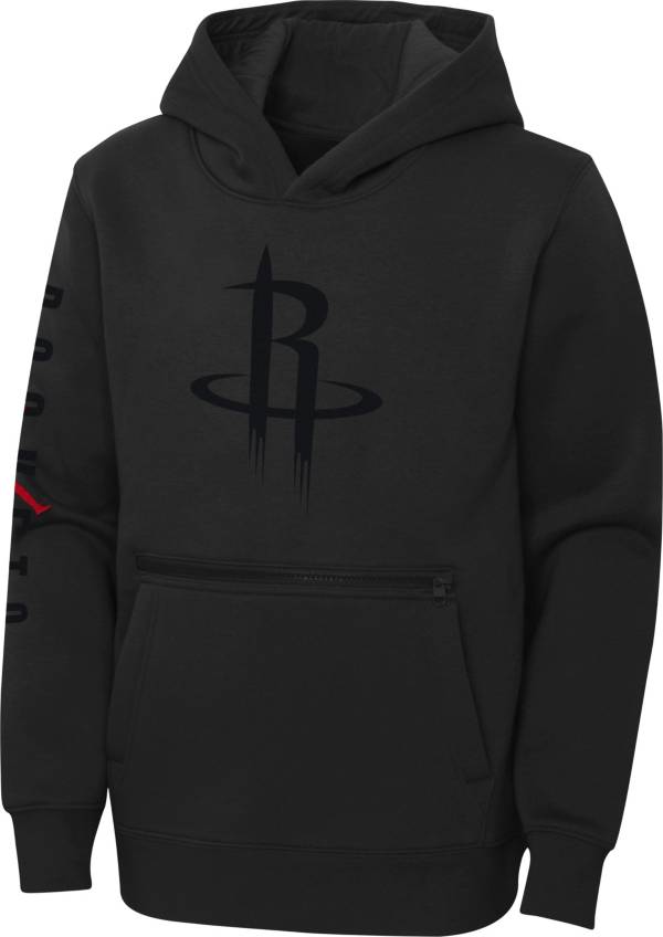 Jordan Youth Houston Rockets Black Statement Pullover Hoodie product image