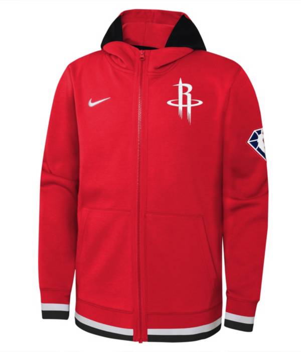 Nike Youth Houston Rockets Red Showtime Full Zip Hoodie product image